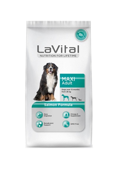 Lavital Somonlu Orta Ve Büyük Irk Yetişkin Köpek Maması 13kg + 2kg Hediyeli