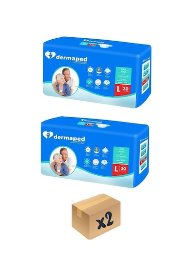 Dermaped Süper Emici Belbantlı Hasta Bezi L 2 x 30'lu