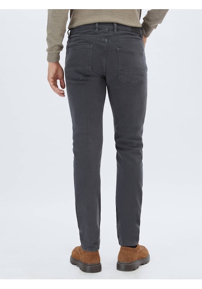 Kip Antrasit Dokuma Slim Fit Casual Pamuk Karışımlı Pantolon Antrasit