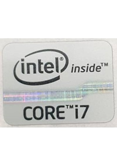 OEM inside Core i7 metal renk Sticker Etiket D102