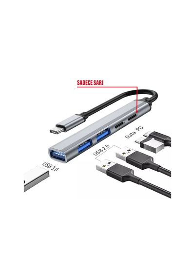 Type C Çevirici Usb Dönüştürcü Çoklayıcı Tablet Bilgisayar Telefon Type-c Usb Çoklayıcı Hub