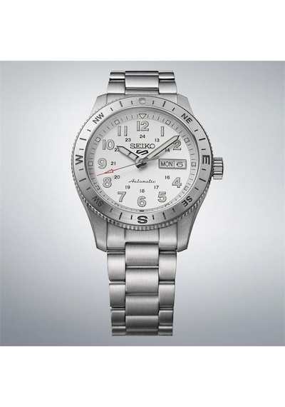 Seiko 5 Sports Field Hdb007k1 Hdb007k Otomatik Erkek Kol Saati Metalik Gri