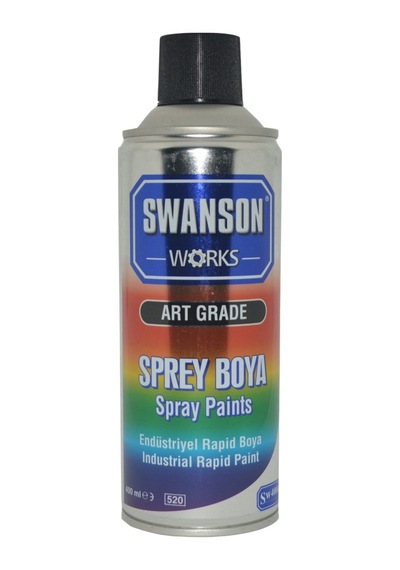 Sprey Boya ( Parlak Siyah - 250 ml )