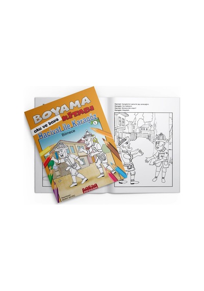 Hacivat İle Karagöz Bilmece Bildirmece Boyama Kitabı Oku Ve B...