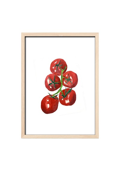 Ahşap Lezzet Harmanı Ahşap Çerçeveli Poster Tablo 143 Ahşap 01
