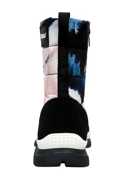 Kadın Vegan Çok Renkli Kar Botu - Snow And Ink Tasarım Multicolor