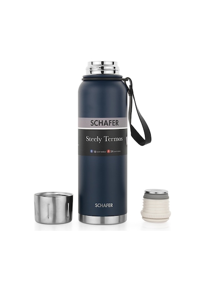 Schafer Steely Termos 1 L-lacivert Lacivert