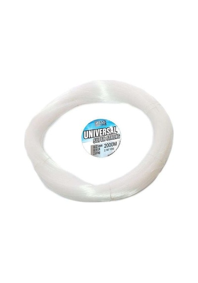 Asso Universal Çile 2000mt Monofilament Misina Beyaz Standart - 0.45 Mm