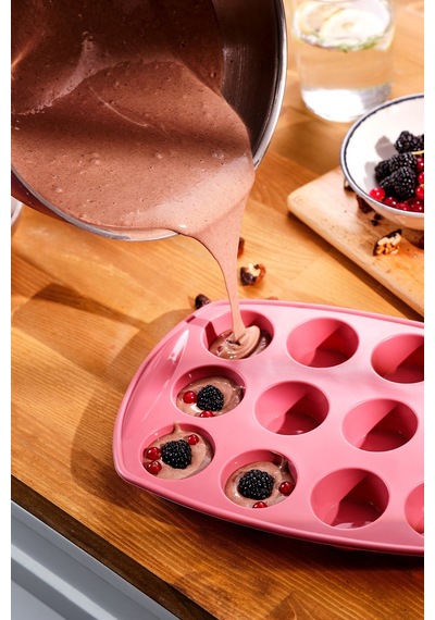 Emsan Silikon Muffin Kalıbı Pembe
