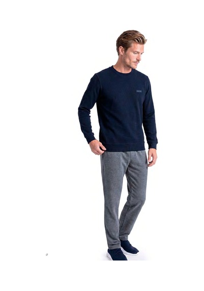 Pierre Cardin 6161 Erkek Bisiklet Yaka Uzun Kollu Eşofman Takımı-lacivert