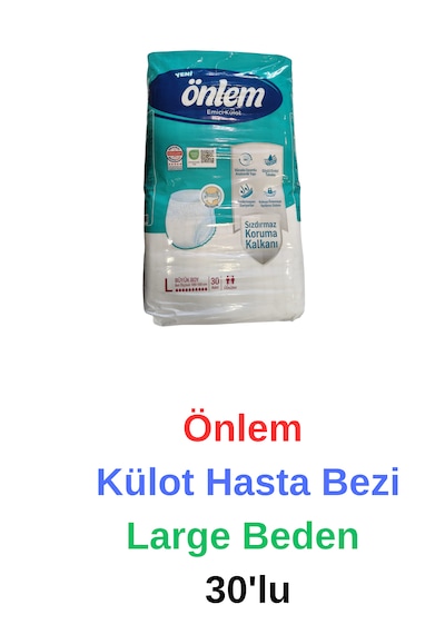 Önlem - Külot Yaşlı Yetişkin Hasta Bezi Large Beden 30'lu L