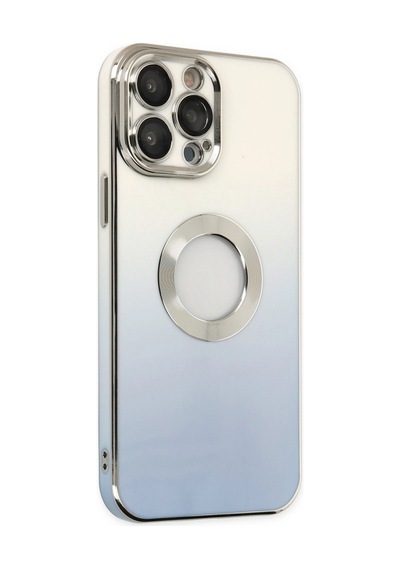 Apple Uyumlu iPhone 13 Pro Kılıf Best Silikon Mavi,