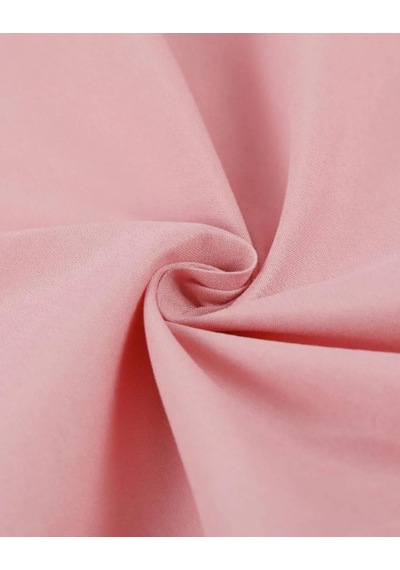 %100 Cotton Pamuk 160x200 30 Cm Fitted Lastikli Çift Kişilik Çarşaf Bed Sheet Pembe