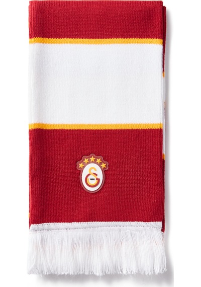 Gsstore Galatasaray 5 Yıldızlı Çocuk Triko Atkı C252180 Beyaz