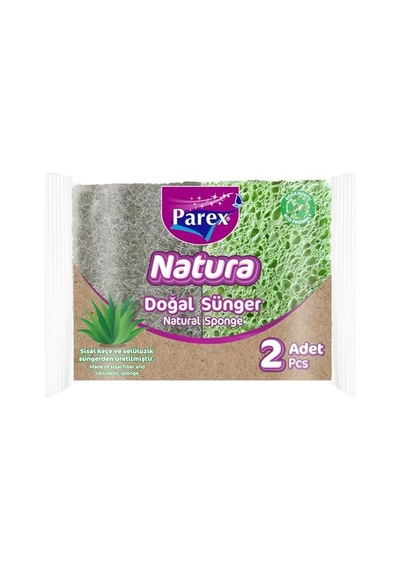 Natura Sünger 2 Li Orta Boy Açık Indigo