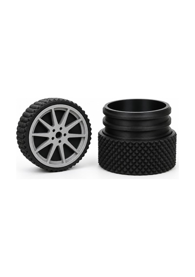 Jant Tasarımlı Dekoratif Saklama Kutusu 75 X 75 Mm Masaüstü Organizer Şık Tasarım