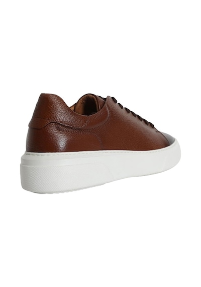 Lufian Tommy Erkek Deri Sneaker Ayakkabı - Taba