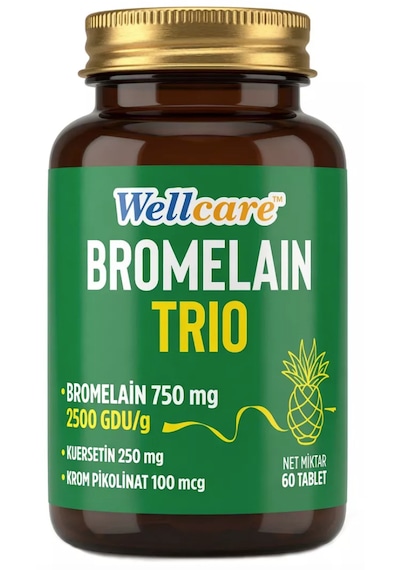 Wellcare Bromelain Trio 60 Tablet