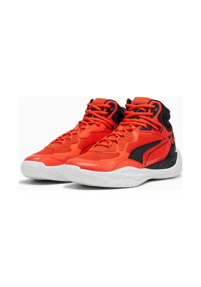 Puma Playmaker Pro Mid Erkek Kırmızı Basketbol Ayakkabısı 377902 Kırmızı