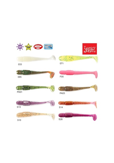 Lucky John Tioga 2 (5.08 Cm) 10P Silikon Yem