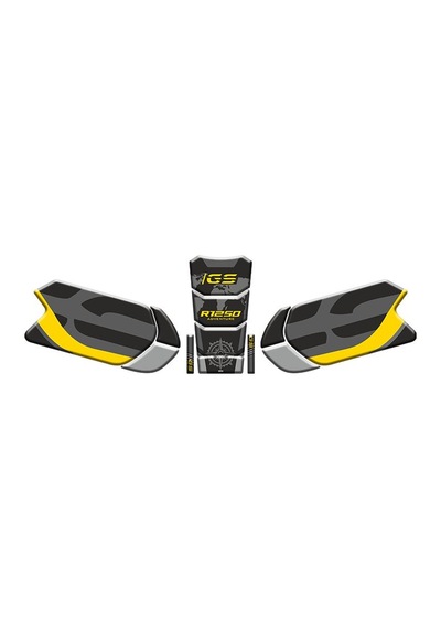 Bmw Gs R 1250 2013 - 2024 Uyumlu Tank Pad Set 004 Çok Renkli