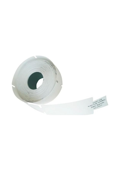 350'Li Sarım Yandan Çentikli Raf Etiketi 100x38 MM