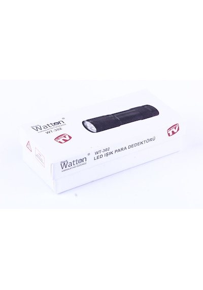 Ultraviole Para Kontrol Işığı Wt-302 Siyah