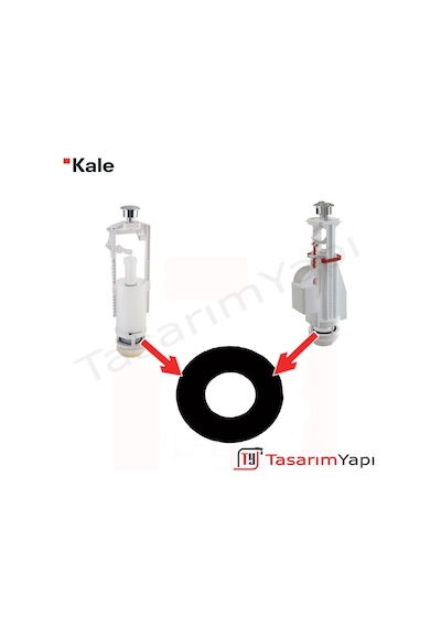 Kale 3/6 Lt İç Takım Boşaltma Grubu Contası Siyah