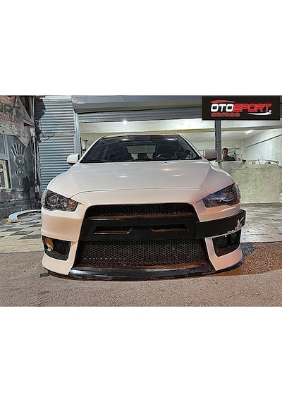 Mitsubishi Lancer Uyumlu Evo Ön Tampon Fiberglass Boyasız