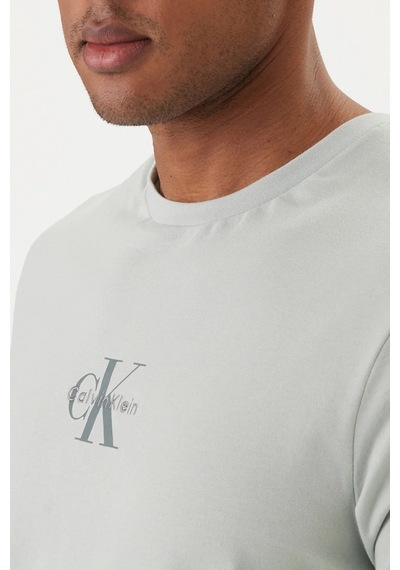 Calvin Klein Erkek T Shirt Lv04rb866g 3q0 Mint Mint
