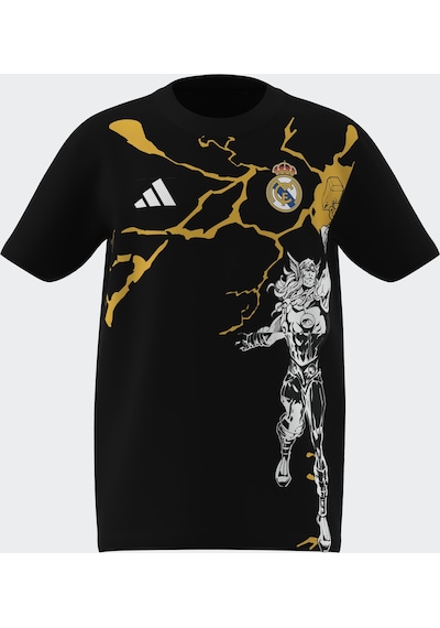 Adidas Jy5856 Real Marvel Tey Çocuk Tişört Siyah