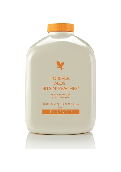 Forever   Aloe Bits N' Peaches 1 Litre