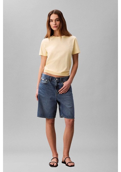 Calvin Klein Kadın Tişört-lv047b224g Yellow