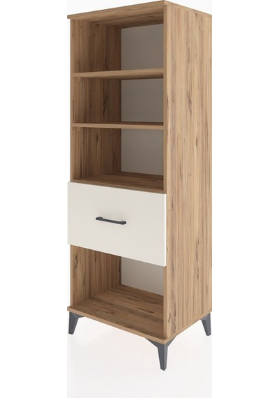 Hyperion Dolap 3 Raflı Tek Çekmeceli 60x44x163 Çam-aytaşı Çam