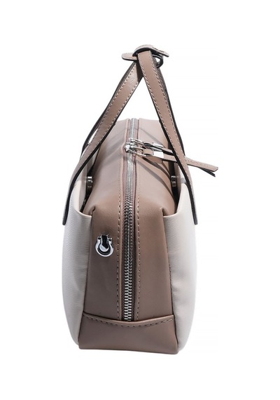 Silver Polo Sp1276 Kadın El Çantası Düz Bej-latte