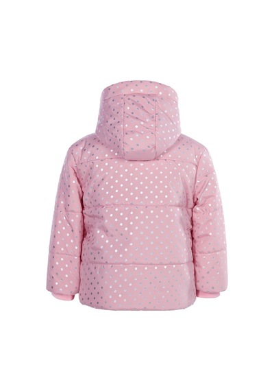 Civil Girls Puantiye Baskılı 6-9 Yaş Mont - Pembe