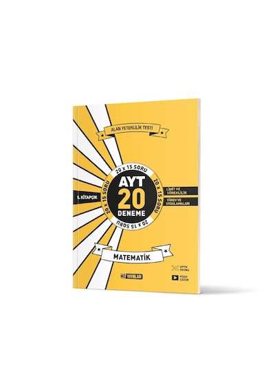 Ayt Matematik 20 Li İkinci Dönem Deneme 5. Kitap