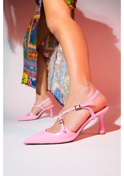 Luvishoes Coje Pembe Rugan Kadın Sivri Burun İnce Topuklu Ayakkabı Pembe Luvishoes Coje Pembe Rugan Kadın Sivri Burun İnce Topuklu Ayakkabı Pembe