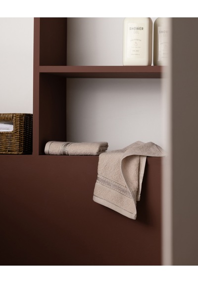 Joetta 2'li %100 Pamuk El Havlusu - Bej - 30x30 Cm 8684427342718 Çok Renkli