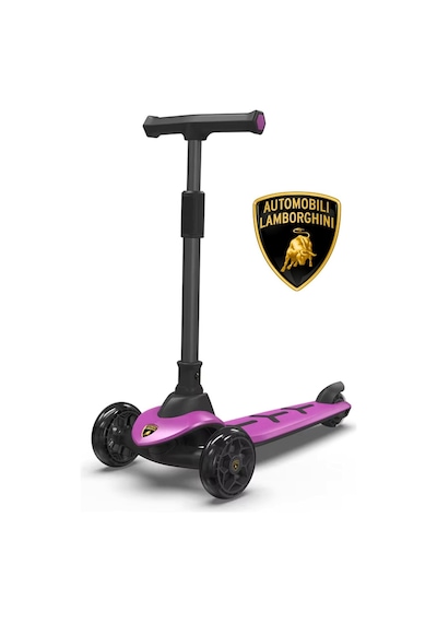 Işıklı Scooter Mor Renksiz