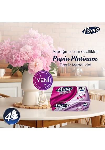 Platinum Pratik Mendil 125'li 18 Paket X 125 Yaprak
