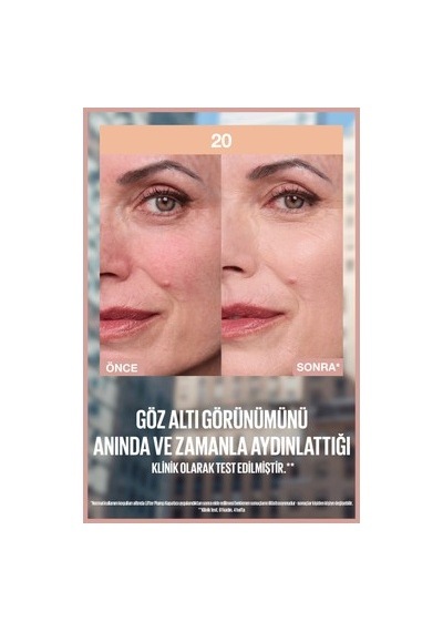 Kapatıcı 2'si 1 Arada Kafein Ve Peptitler İçeren Nemlendirici 00