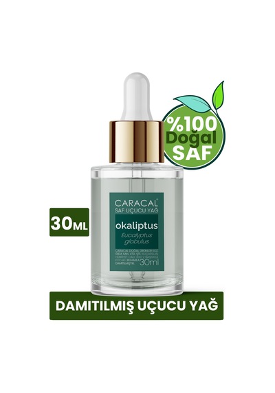 Caracal Doğal Okaliptus Yağı Saf Okaliptus Uçucu Yağı 30 Ml Okaliptüs Yağı