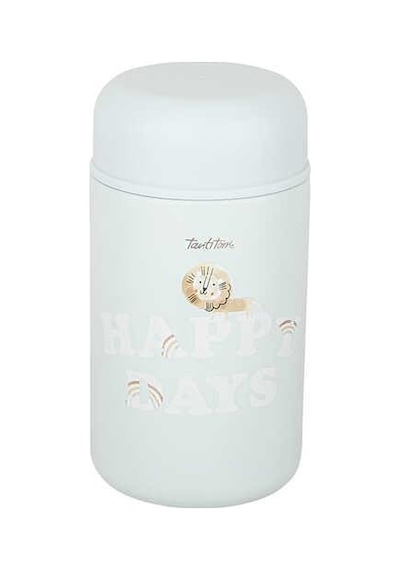 TANTİTONİ MAVİ DESENLİ PASLANMAZ ÇELİK ÇOCUK YEMEK TERMOSU 400ML