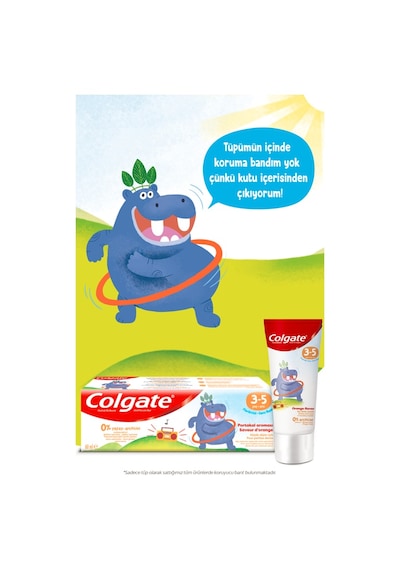Colgate 3 - 5 Yaş Portakal Aromalı Çocuk Diş Macunu 2 x 60 ML