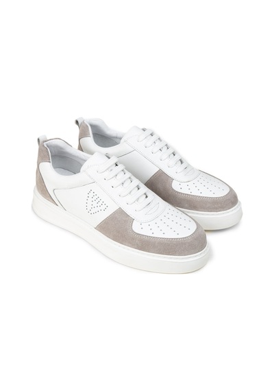 Deery Erkek Hakiki Deri Beyaz Sneaker Ayakkabı - 02014mbyzc01 Beyaz
