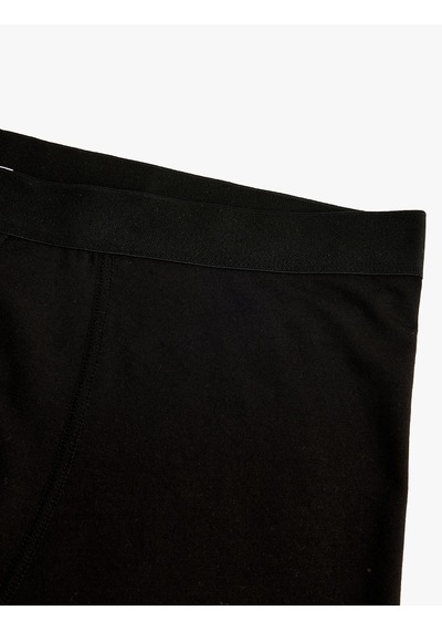 Koton Normal Bel Rahat Kalıp Modal Kumaş Basic Boxer Siyah 7wlm90010mk