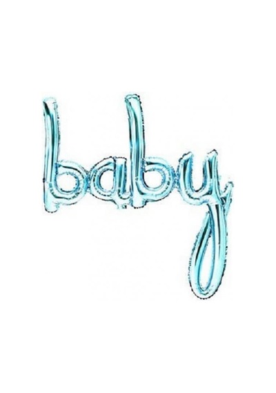 Baby Imza Folyo Balon Mavi 83 CM