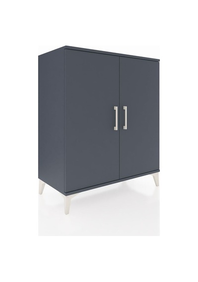 Hyperion Şifonyer 2 Raflı 2 Kapaklı 88x44x106 Antrasit-antrasit Antrasit
