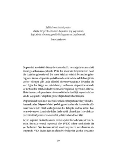 Dopamin Ve Beyin Kimyası Üzerine Bilgilendirici Bir Çalışma